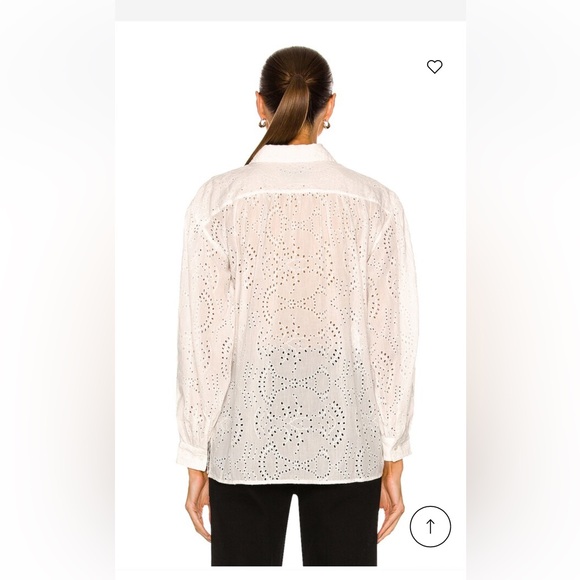 Nili Lotan White Eyelet Blouse - Picture 4 of 10